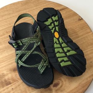 Chaco green sandals